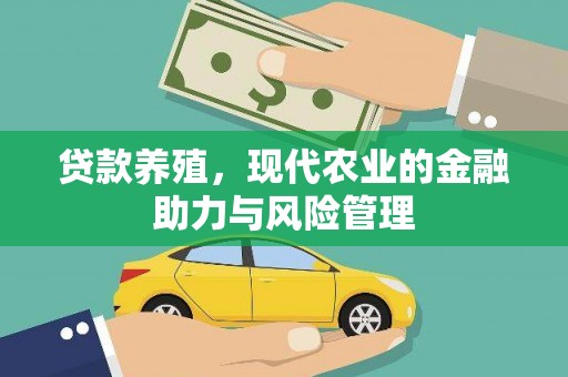 修水贷款养殖，现代农业的金融助力与风险管理