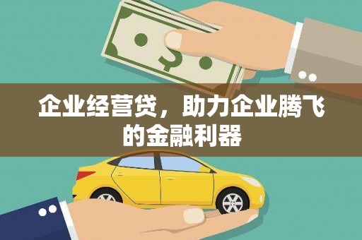 修水企业经营贷，助力企业腾飞的金融利器