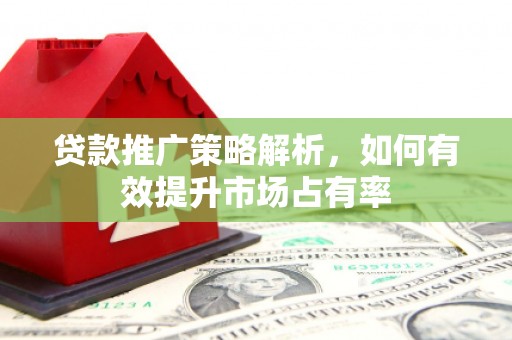 修水贷款推广策略解析，如何有效提升市场占有率