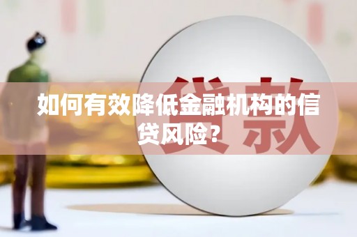 修水如何有效降低金融机构的信贷风险？