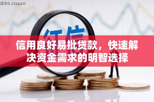 修水信用良好易批贷款，快速解决资金需求的明智选择