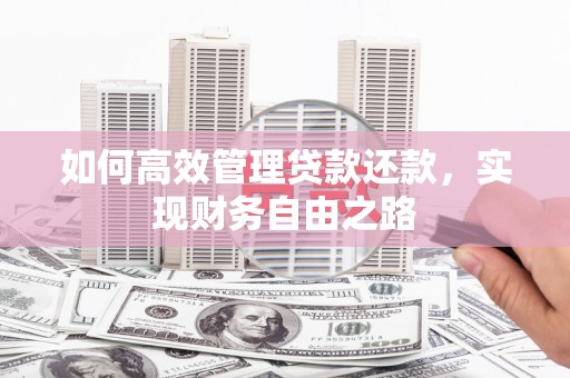 修水如何高效管理贷款还款，实现财务自由之路