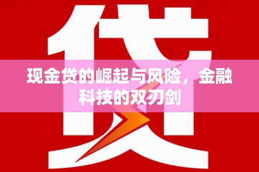 修水现金贷的崛起与风险，金融科技的双刃剑