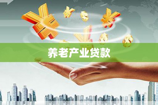 修水养老产业贷款