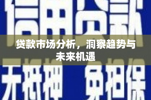 修水贷款市场分析，洞察趋势与未来机遇