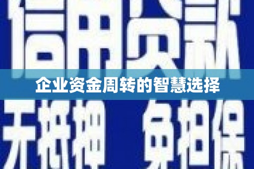 修水企业资金周转的智慧选择