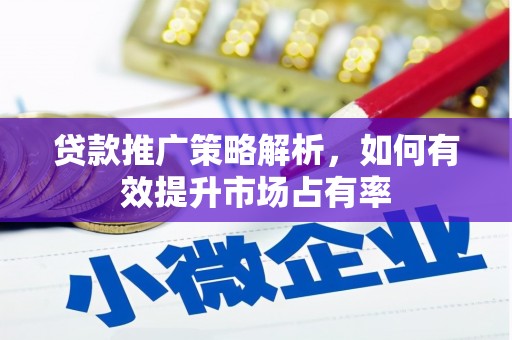 修水贷款推广策略解析，如何有效提升市场占有率