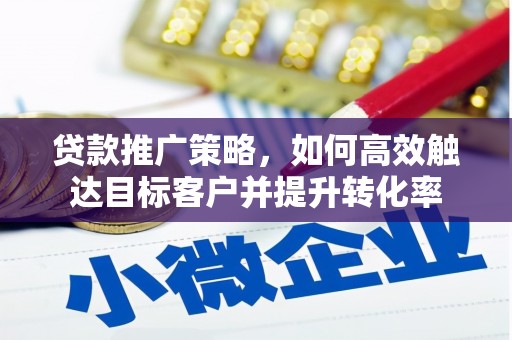 修水贷款推广策略，如何高效触达目标客户并提升转化率