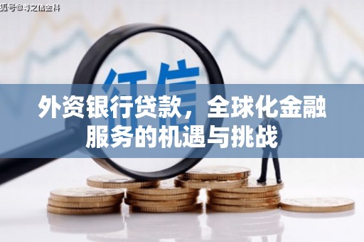 修水外资银行贷款，全球化金融服务的机遇与挑战