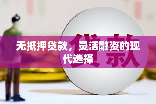 修水无抵押贷款，灵活融资的现代选择