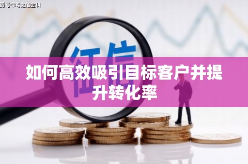 修水如何高效吸引目标客户并提升转化率
