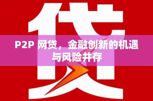 修水P2P 网贷，金融创新的机遇与风险并存