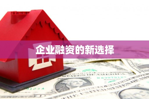 修水企业融资的新选择