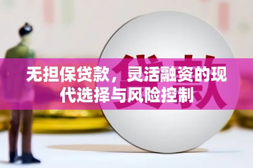 修水无担保贷款，灵活融资的现代选择与风险控制