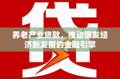 修水养老产业贷款，推动银发经济新发展的金融引擎