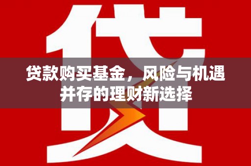 修水贷款购买基金，风险与机遇并存的理财新选择
