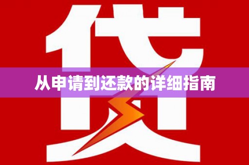 修水从申请到还款的详细指南