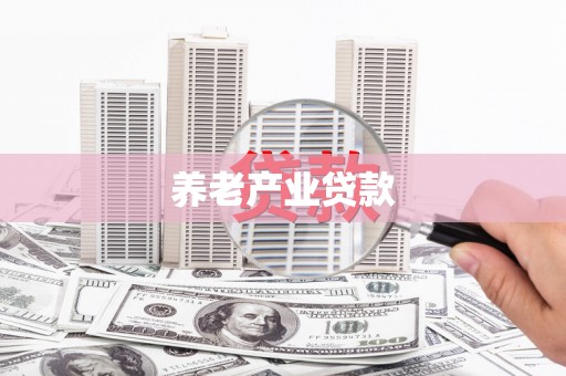修水养老产业贷款