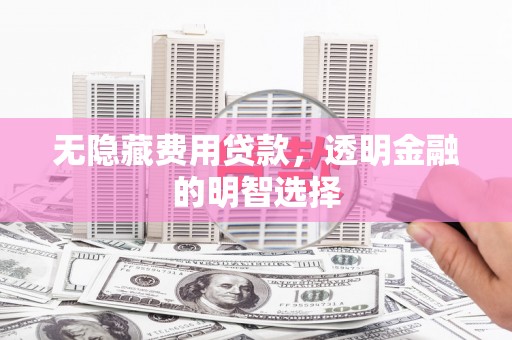 修水无隐藏费用贷款，透明金融的明智选择