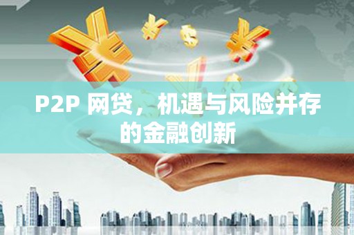 修水P2P 网贷，机遇与风险并存的金融创新