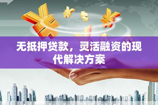 修水无抵押贷款，灵活融资的现代解决方案