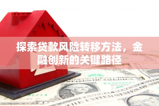 修水探索贷款风险转移方法，金融创新的关键路径