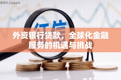 修水外资银行贷款，全球化金融服务的机遇与挑战