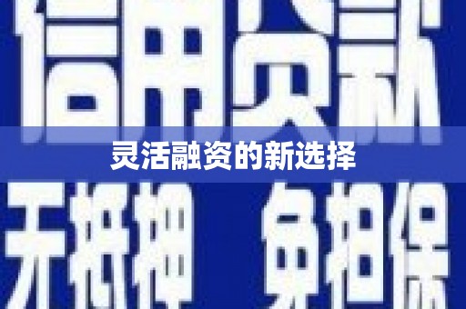 修水灵活融资的新选择