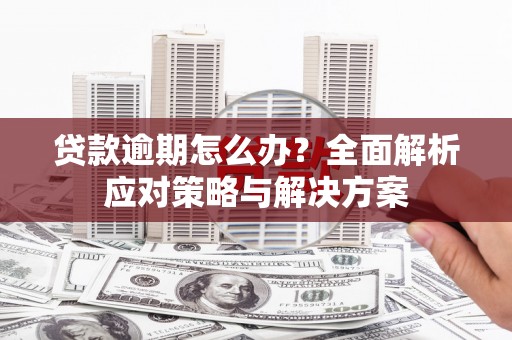 修水贷款逾期怎么办？全面解析应对策略与解决方案