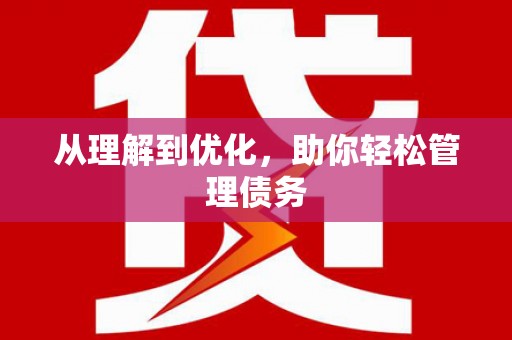修水从理解到优化，助你轻松管理债务