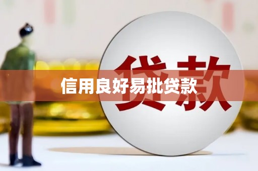 修水信用良好易批贷款