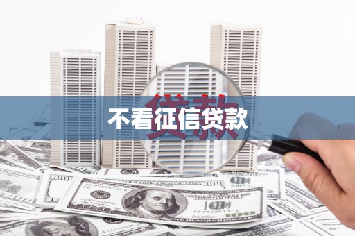 修水不看征信贷款