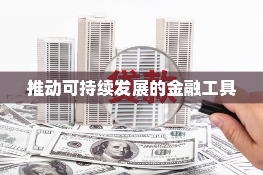 修水推动可持续发展的金融工具