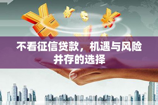 修水不看征信贷款，机遇与风险并存的选择
