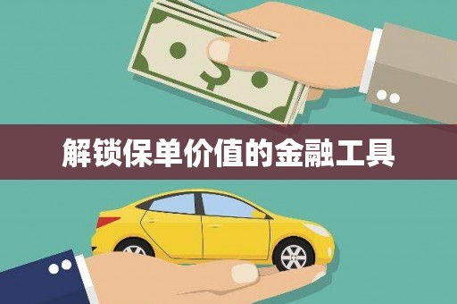 修水解锁保单价值的金融工具