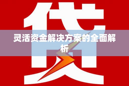 修水灵活资金解决方案的全面解析