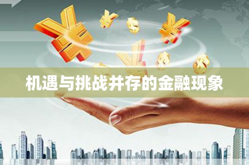 修水机遇与挑战并存的金融现象