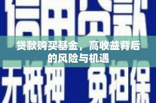 修水贷款购买基金，高收益背后的风险与机遇